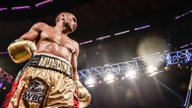 Mundine is gearing up for his final fight. Picture by Jason Edwards.