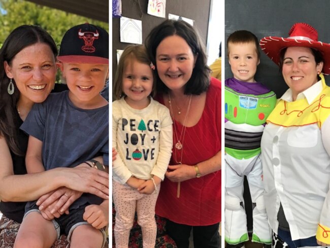 Steph Butler, Merrin Wood and Narelle Langenberg are among the nominees for Geelong’s best kinder teacher. Pictures: Supplied