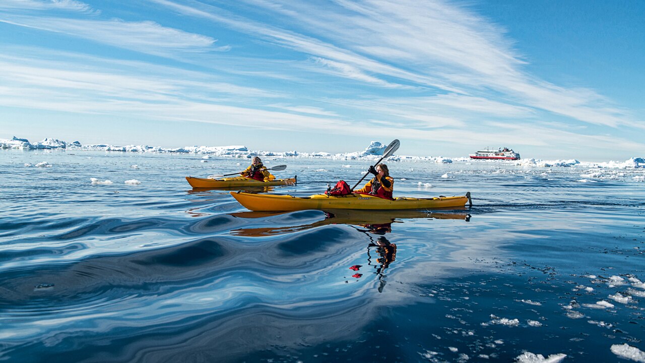HX’s all-inclusive offering in Antarctica includes expert-led daily expeditions and access to science-led activities both on board and out in the wild. Picture: Esther Koijkmeier.