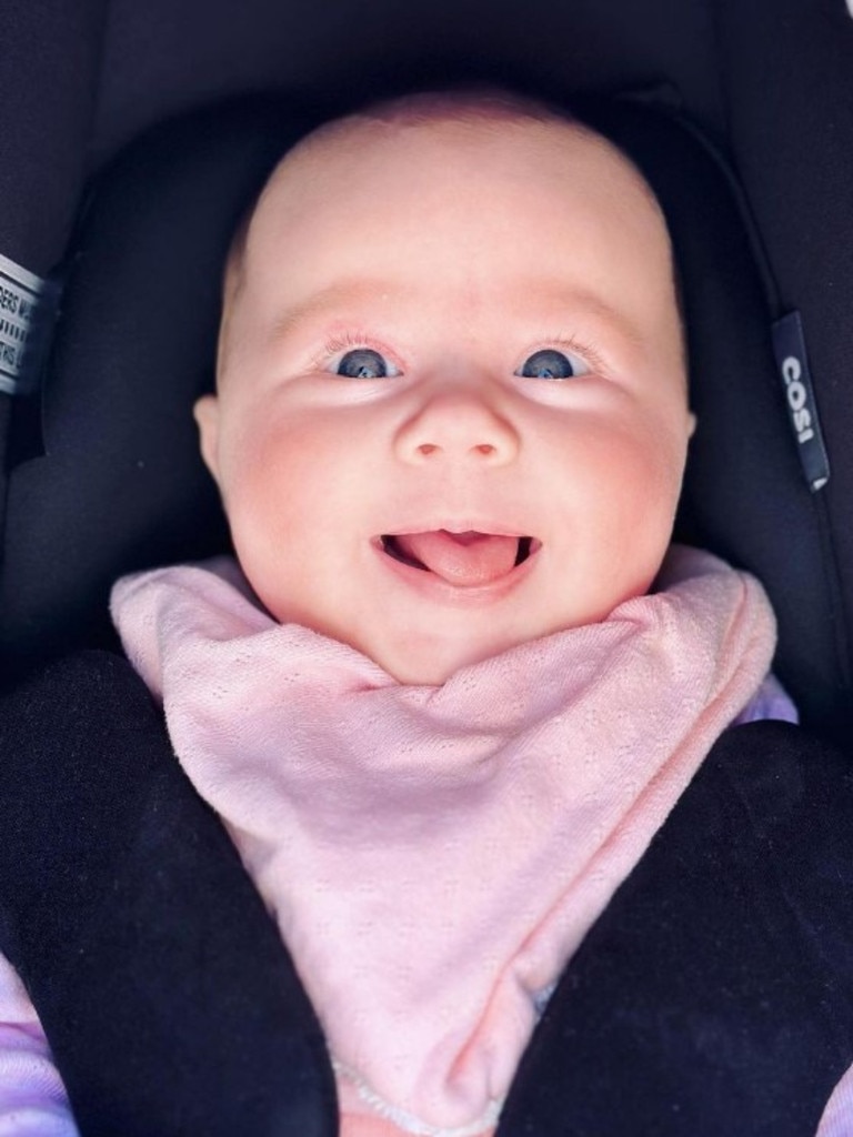 Olympia giving some big smiles. Photo: Instagram