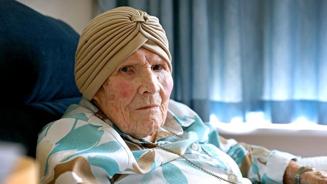 Port Arthur massacre survivor Ursula Wright, 96, of Lindisfarne, is not happy about the prospect of gun laws being watered down. Picture: SAM ROSEWARNE.