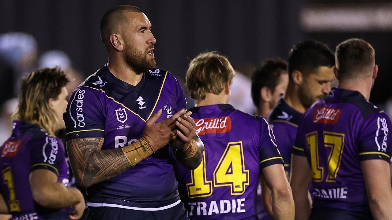 Nelson Asofa-Solomona has re-signed with Melbourne Storm.