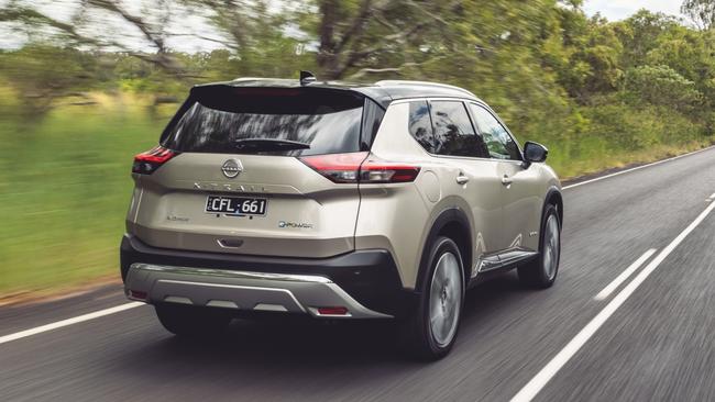 The hybrid option is only available on more expensive versions of the X-Trail. Picture: Supplied.