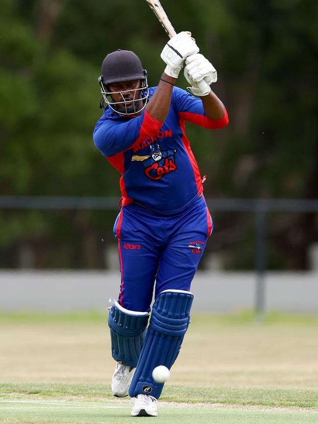 Alex Browne in action for Macedon. Picture: Josh Chadwick