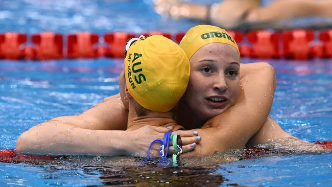 Mollie O'Callaghan has won more gold, finishing first in the Women’s 100m freestyle final at the Fukuoka 2023 World Aquatics Championships. Picture: Getty Images.