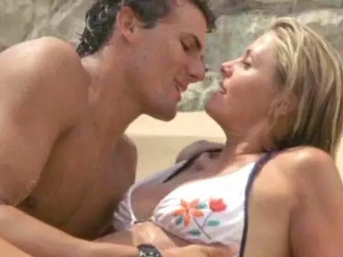 Jeremy Jackson and Nicole Eggert on Baywatch. Picture: Supplied