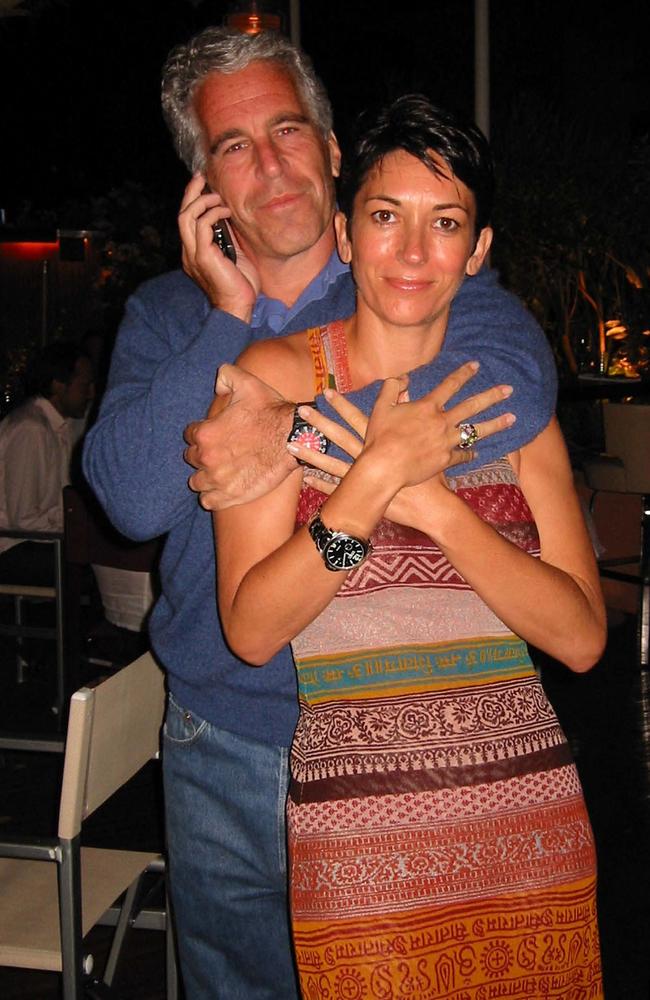 Jeffrey Epstein and Ghislaine Maxwell. Picture: HO / Florida Department of Law Enforcement/ AFP