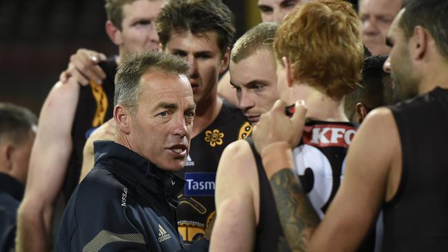 Alastair Clarkson’s decorated career as Hawthorn coach (Photo by Albert Perez/AFL Photos/via Getty Images)