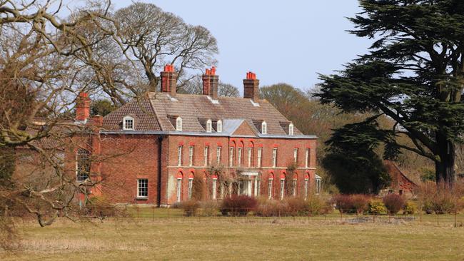 Anmer Hall, at Anmer in Norfolk on the Sandringham estate. Picture: Alamy