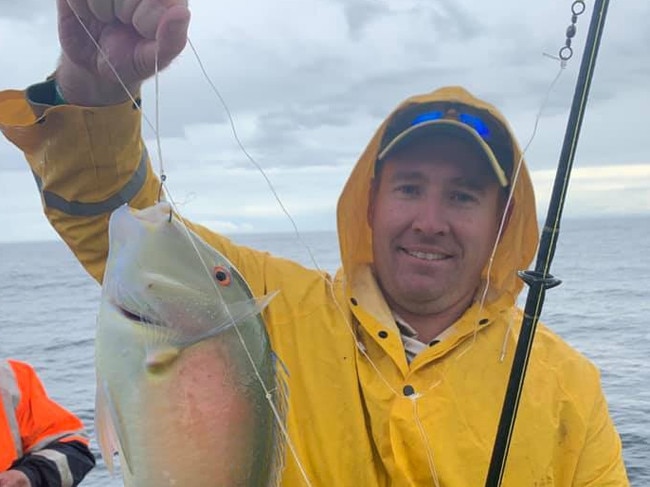 Greg Doman with yet another tuskfish on Silver Star earlier in the month.