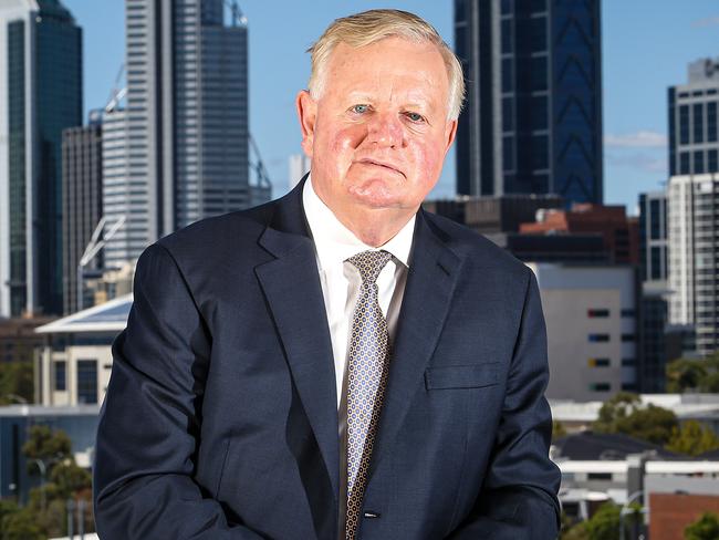 Perth property developer Nigel Satterley hosted the dinner. Picture: Colin Murty / The Australian