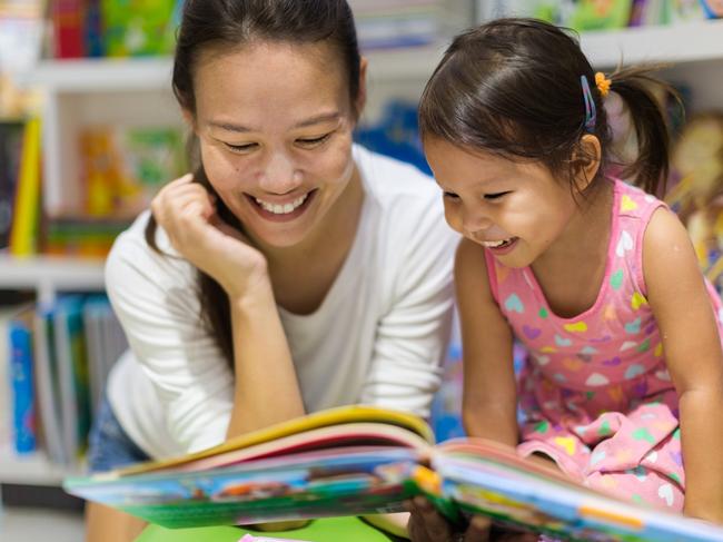 Experts say reading to children from an early age will help them be better prepared for school. Picture: iStock