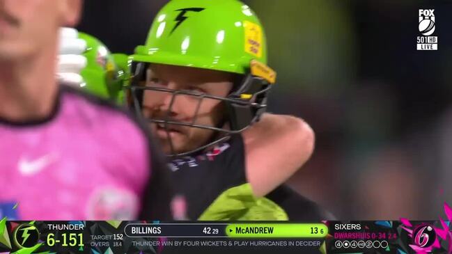 Thunder reach BBL Decider in style