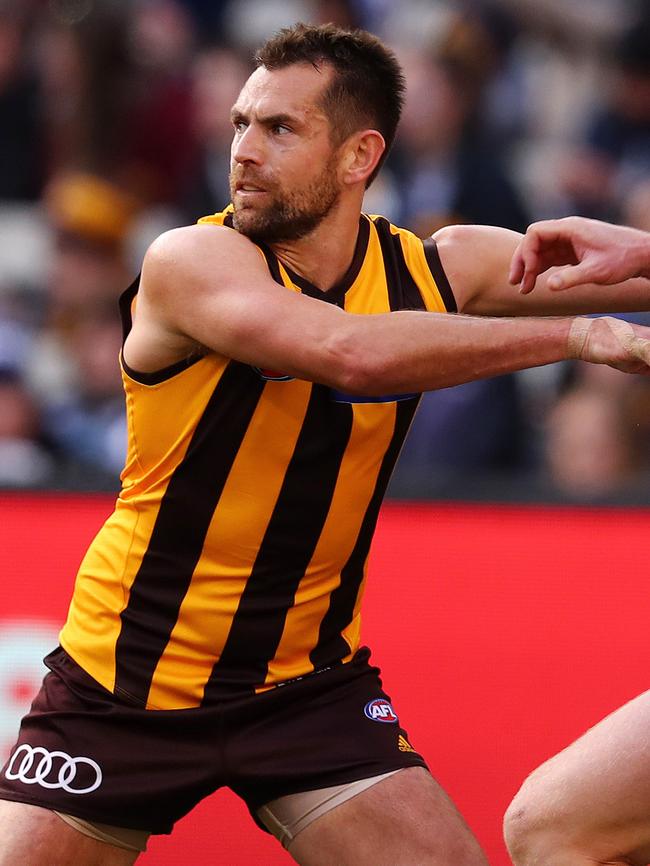 Luke Hodge was traded for pick No.76. Picture: Michael Klein