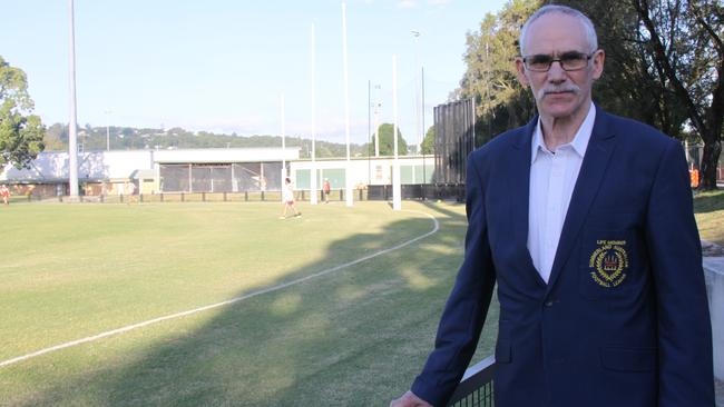 IMPRESSIVE: Summerland AFL life member, Frank Reid, 62, said he was impressed by both in the Casino vs Lismore ANZAC DAY Shield and their first game in the AFL North Coast League. Photo: Alison Paterson