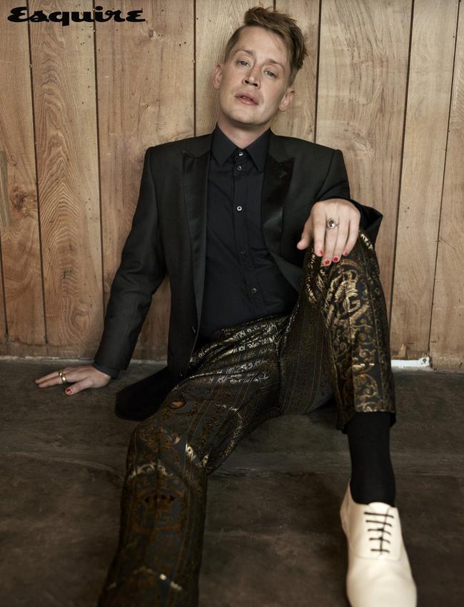 Macaulay Culkin cover shoot for Esquire Magazine's March 2020 issue. Picture: Robbie Fimmano/Esquire