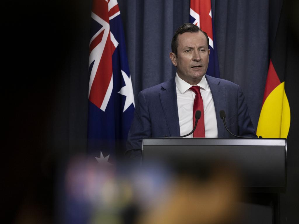 Premier Mark McGowan said WA was headed into its ‘toughest’ month of the pandemic. Picture: Matt Jelonek/Getty Images