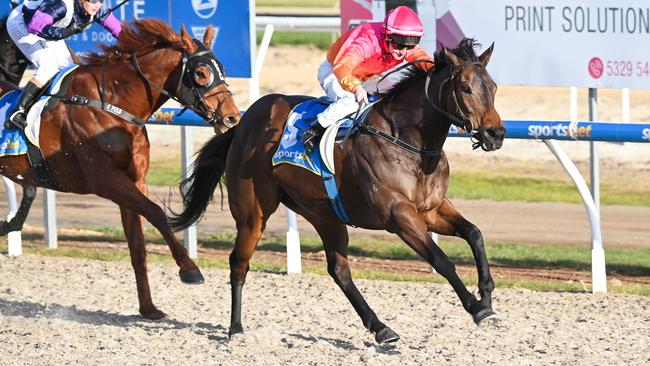 Ziavera and jockey Linda Meech will team up again at Friday’s Ballarat Synthetic meeting. Picture: Racing Photos via Getty Images