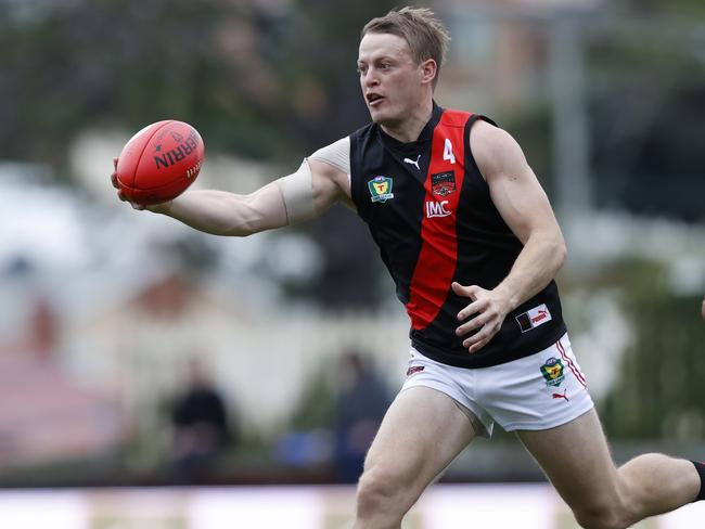 Mark Walsh led the way for North Launceston’s stunning final quarter. Picture: Zak Simmonds