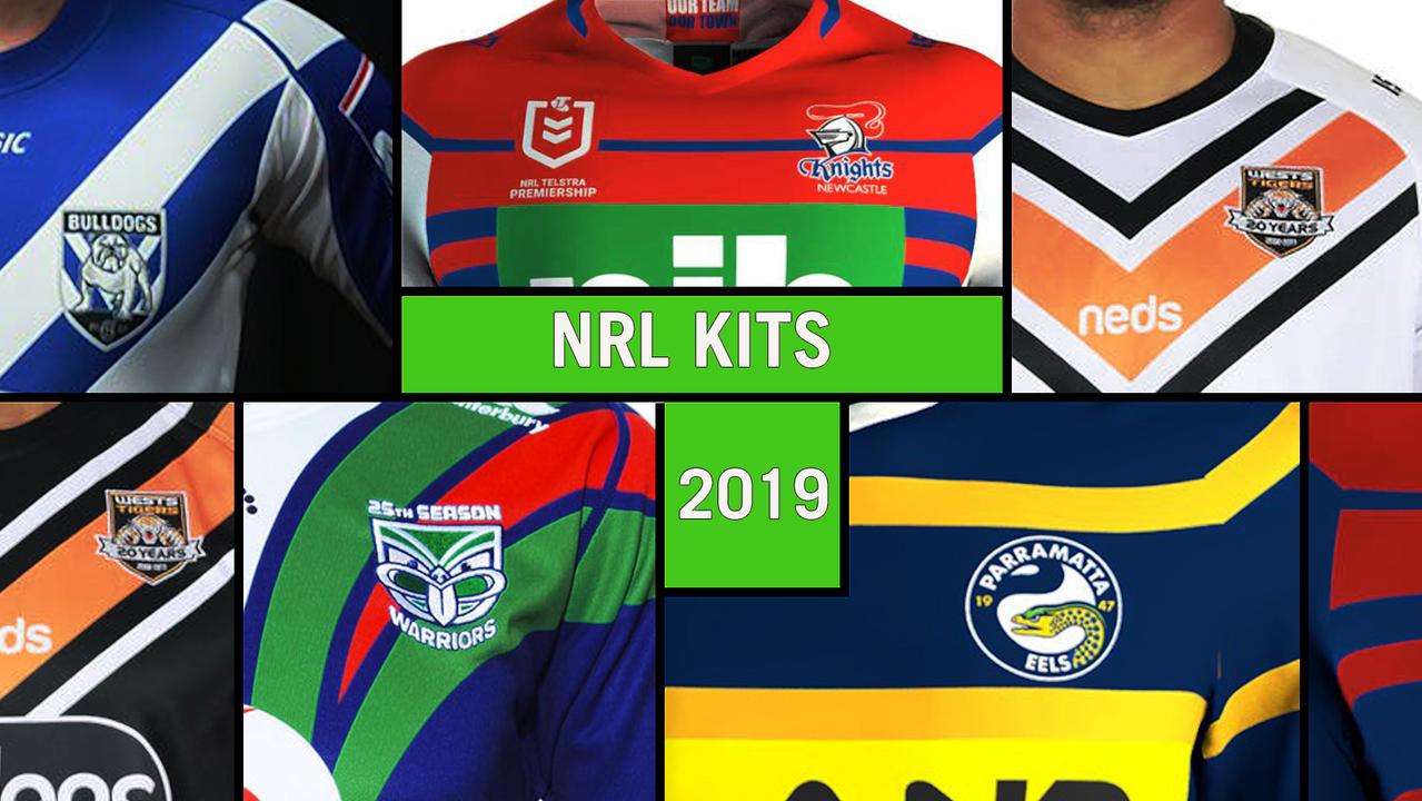 NRL jerseys for the 2019 season.
