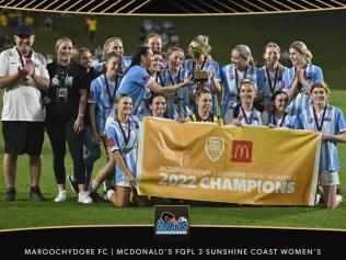 Maroochydore Swans FQPL3 women's champions.