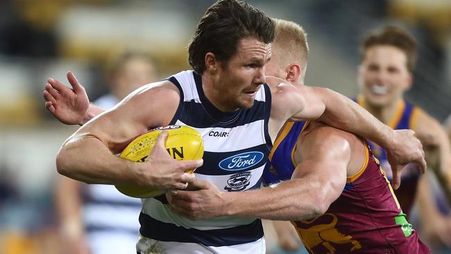 Stars like Patrick Dangerfield are facing a huge ask to get to interstate matches. Picture: Getty Images