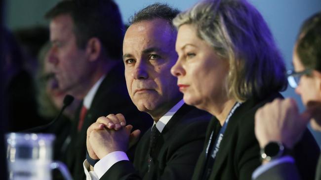 Leader of the Opposition John Pesutto at the Victorian Liberal State Council on Saturday. Picture: David Crosling