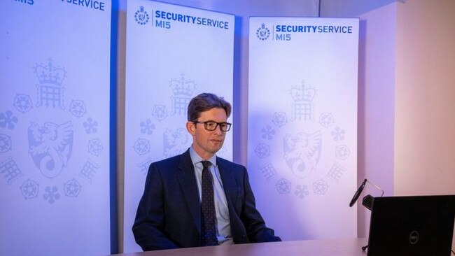 MI5 boss Ken McCallum took up his role in April 2020. Picture: Supplied