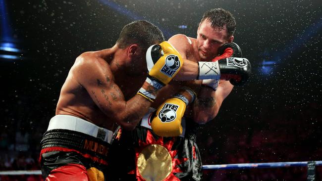 Daniel Geale on his way to a unanimous decision in 2013. Picture: Mark Evans