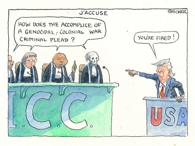 John Spooner cartoon for Commentary page 08/02/2025Version: Commentary Cartoon  (4:3, 1024x768  - Stretched to Fit)COPYRIGHT: The Australian's artists each have different copyright agreements in place regarding re-use of their work in other publications.Please seek advice from the artists themselves or the Managing Editor of The Australian regarding re-use.