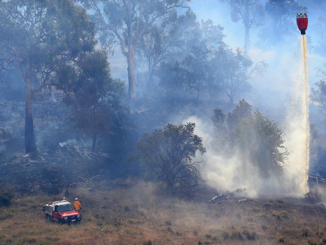 Bushfire at Andersons Road Broadmarsh. Tasmania Fire Service in attendance. Picture: NIKKI DAVIS-JONES