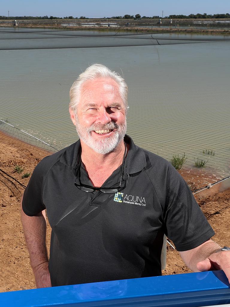 Aquna Sustainable Murray Cod chief executive Ross Anderson. Picture: Yuri Kouzmin