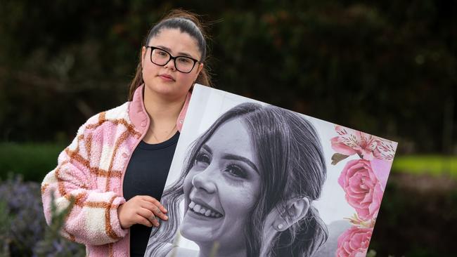 Isobel Vlahiotis lost her sister Odetta Maxwell on a country road and has a message for drivers. Picture: Naomi Jellicoe