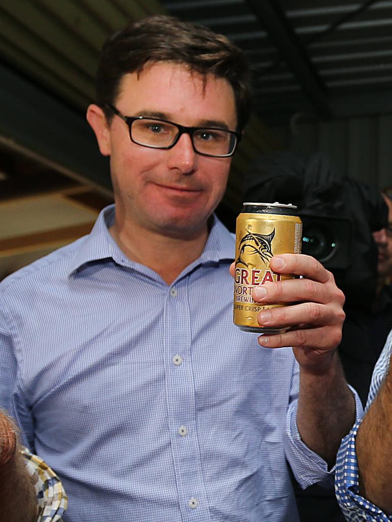 The Coalition brains trust said ‘hold my beer’ when David Littleproud, pictured in held a press conference to announce his split party’s form the Liberals. Picture: Jack Tran