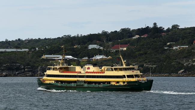 One of the iconic Manly ferries. Picture: Bradley Hunter