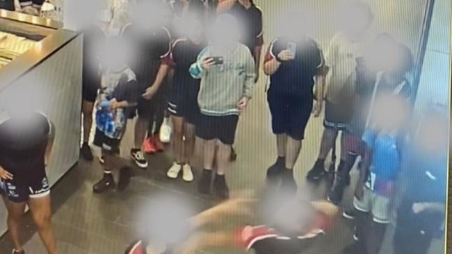 School students were been banned from Casuarina Square for a month. Picture: Supplied