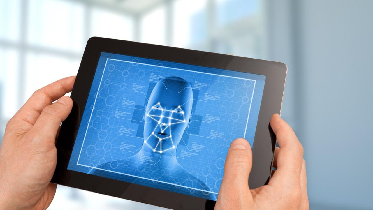 A tablet with a facial recognition system. Picture: iStock