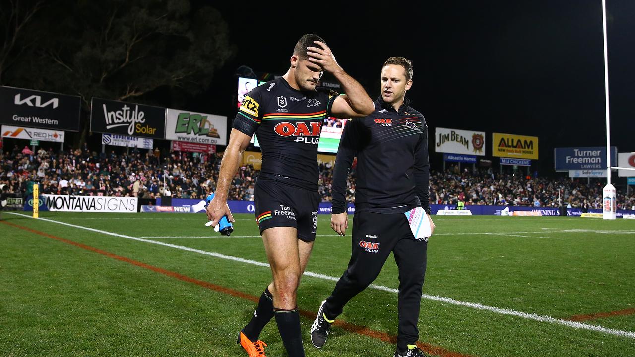 Nathan Cleary’s injury could lead to mass changes. Picture: NRL Photos