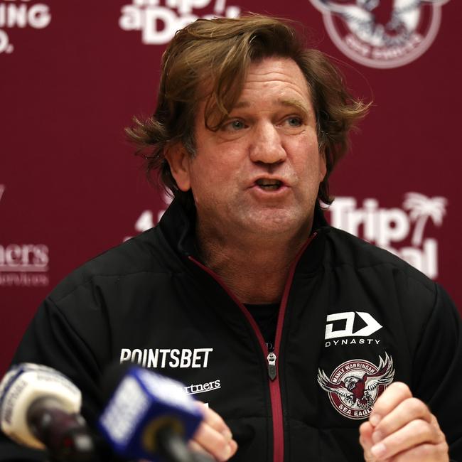 Former Sea Eagles coach Des Hasler has the experience required by the Dragons. Picture: Matt King/Getty Images