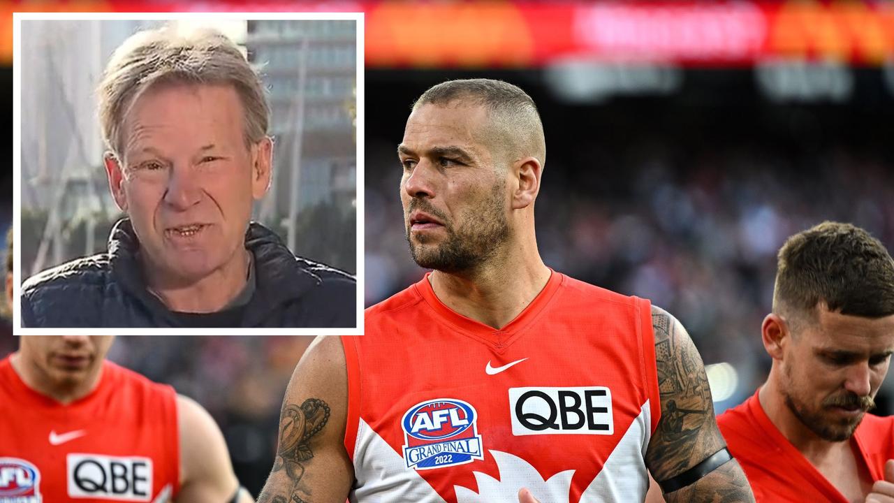 Sam Newman has kicked the Swans while they're down. Photo: Getty Images and Channel 7