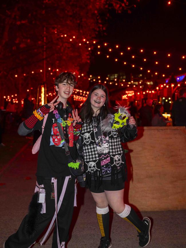 Felix J and Nyree S at Winter Feast 2025 in Hobart. Picture: Caroline Tan