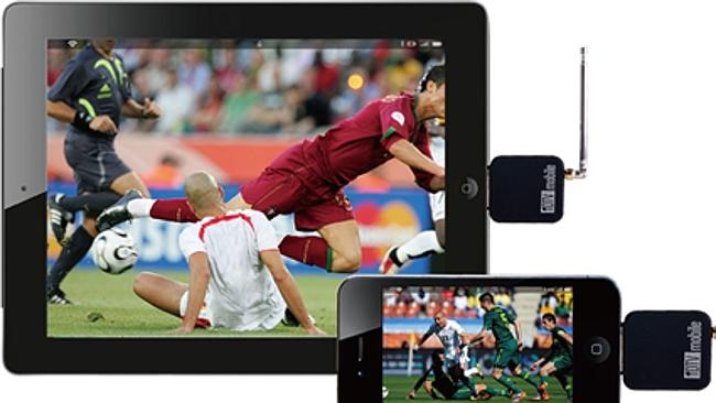 Get digital TV on your mobile devices, no internet required. Source: supplied