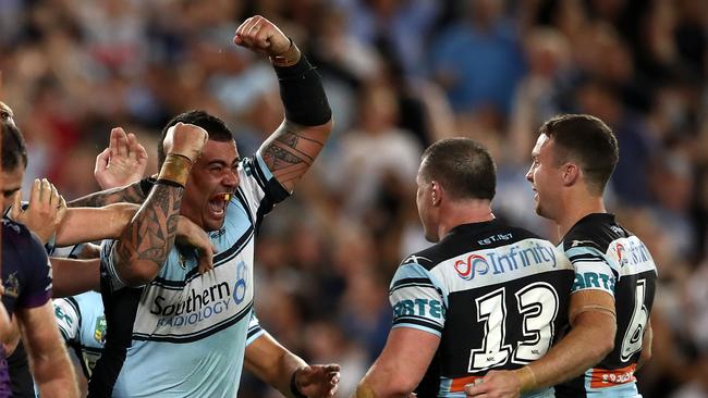 Fifita says scoring the try was the favourite moment from his career. Picture: Getty Images.