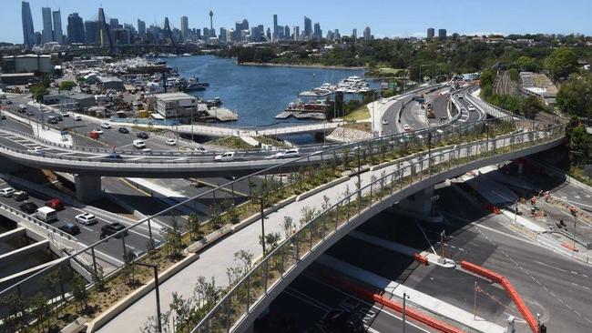 Sydney’s Rozelle Interchange opened last week. Photo: Supplied