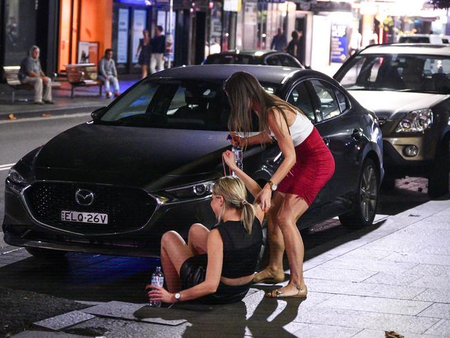 SYDNEY, AUSTRALIA - ÃNewsWire Photos MARCH 14 Ã2021 The streets of AustraliaÃs former party capital Kings Cross on the first Saturday night since lockout laws were dropped.Picture: NCA NewsWire/Flavio Brancaleone