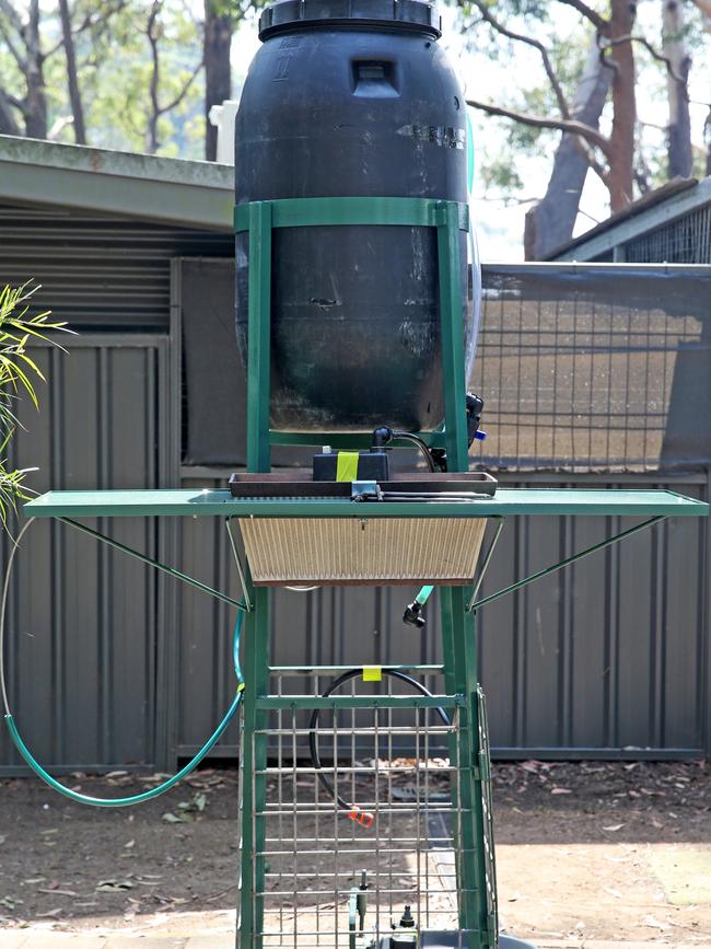 The hospital is raising money to build more of the watering stations. Picture: Nathan Edwards