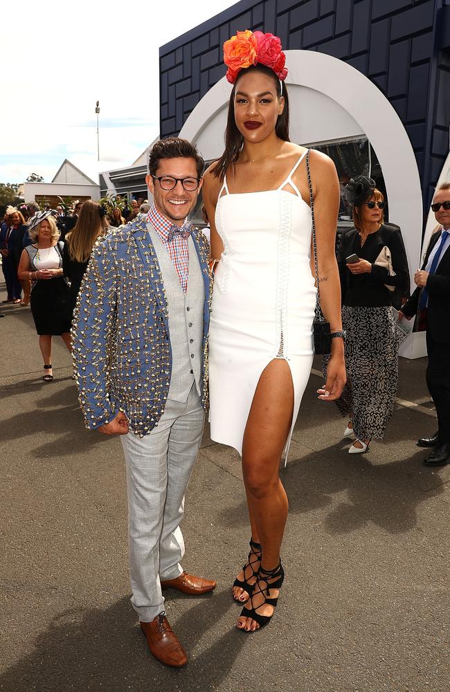 Rob Mills and Liz Cambage. Picture: Getty