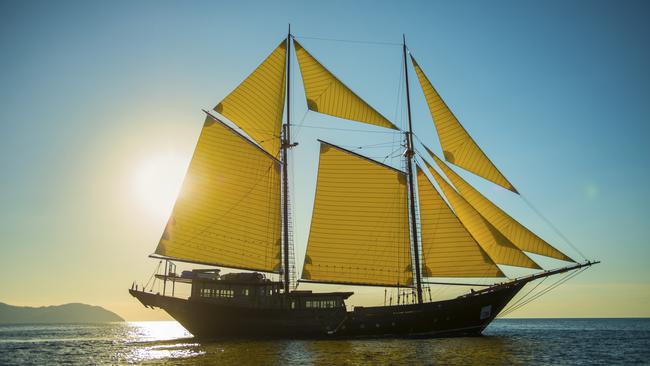 Aman Resorts’ Amandira phinisi-style yacht in Indonesia.