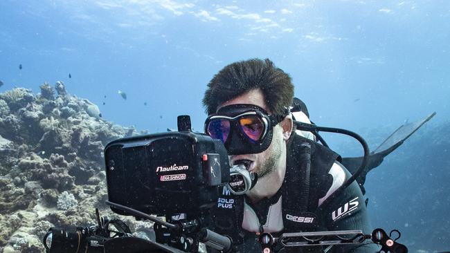Australian ocean photographer Tom Park has just worked on the Ocean documentary with Sir David Attenborough. Picture: Supplied
