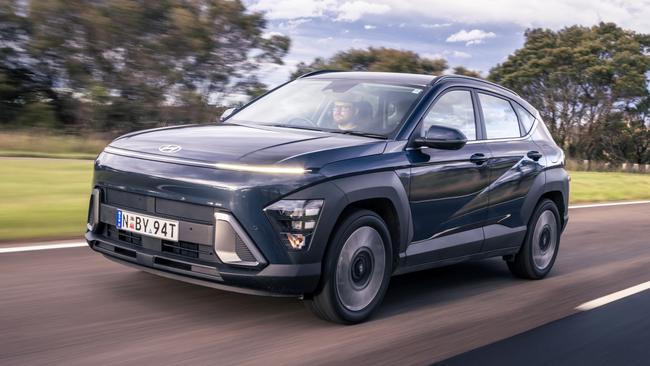 The Hyundai Kona Hybrid is one of the most fuel efficient vehicles on sale. Picture: Thomas Wielecki.